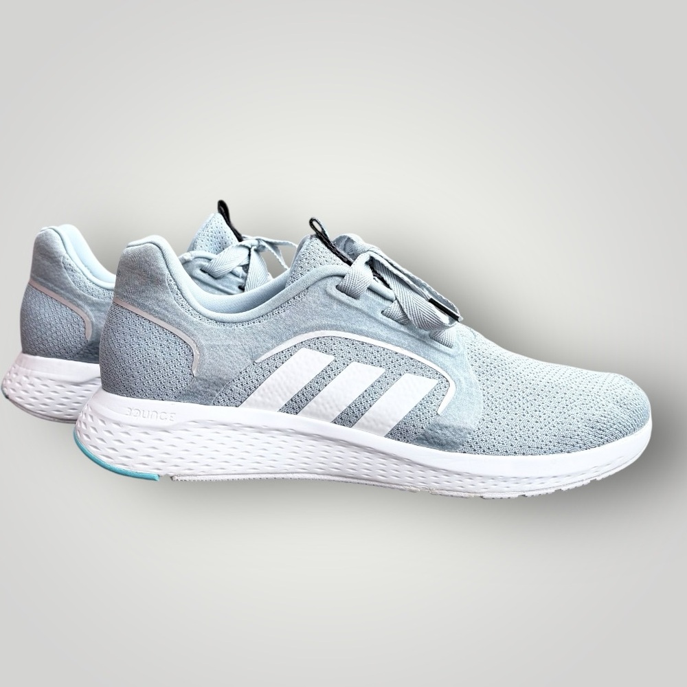 ADIDAS Edge Lux 5 Running Shoe | Blue Grey /White/Silver Metallic | Size 9 - Picture 4 of 14